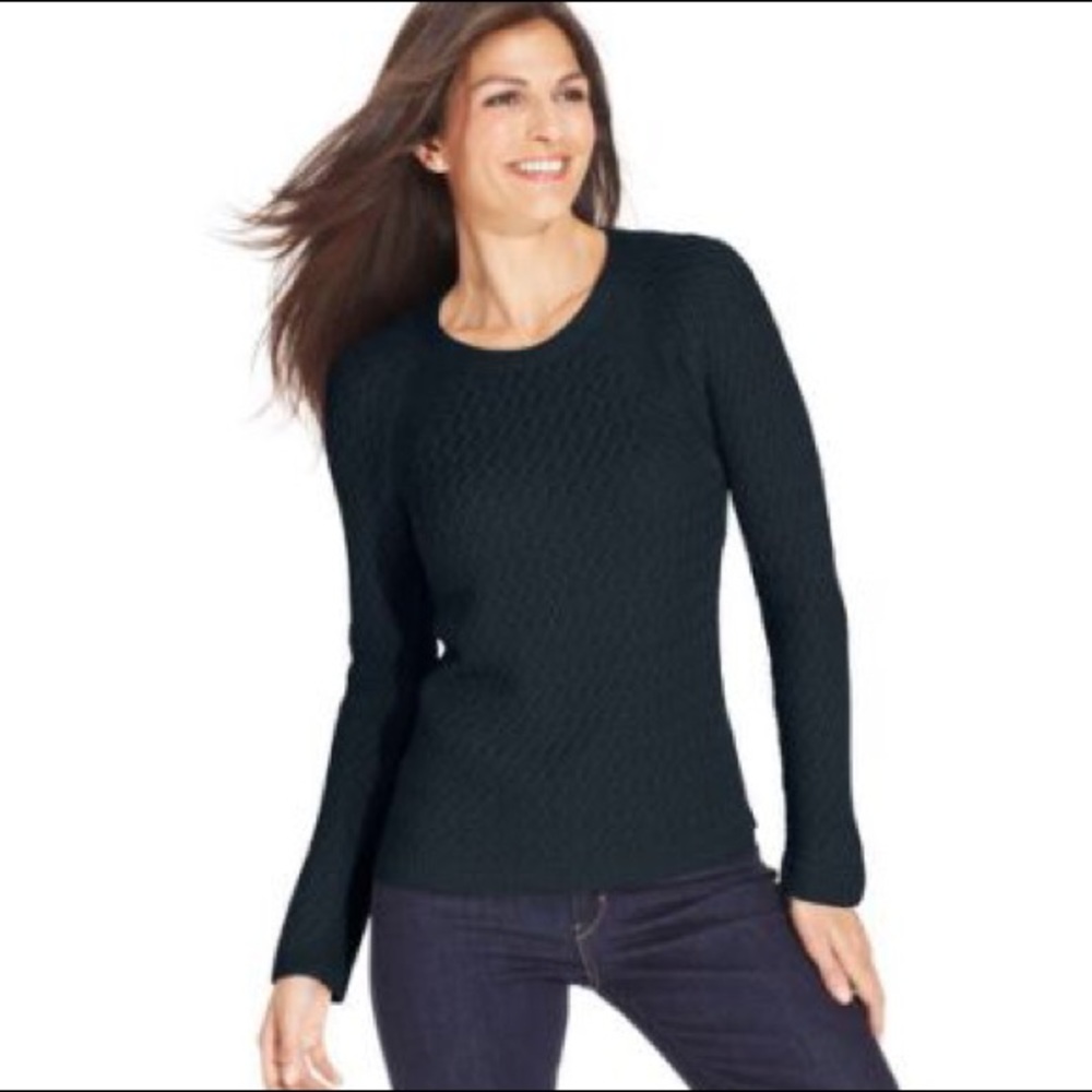 Jones New York💙Knit Crew-Neck Sweater